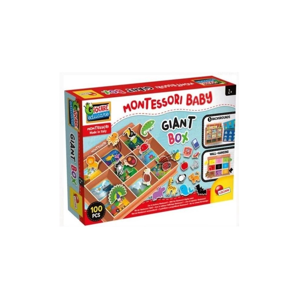 Boîte géante - LISCIANI - Montessori Baby - Activités variées - Cl