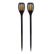 Lot de 2 mini torches solaires Maity Sun - LUMI JARDIN - LED - H 70 cm