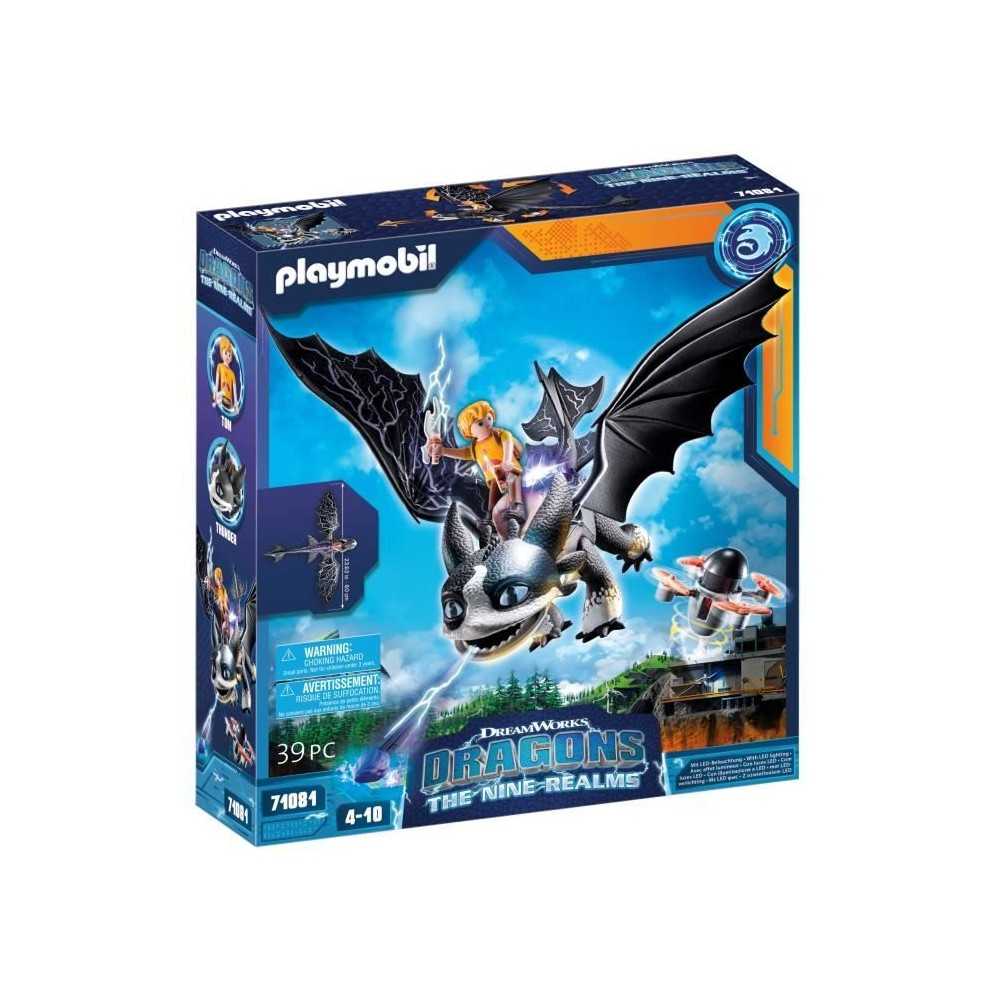 PLAYMOBIL - 71081 - Dragons Nine Realms: Thunder & Tom