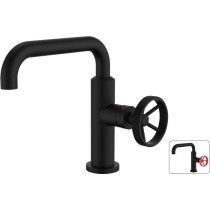 Mitigeur lavabo industriel ROUSSEAU - Bec mobile - Noir