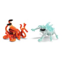 Figurines Duo Pieuvre de Lave vs Insecte de Glace, SCHLEICH 70826 Eldr