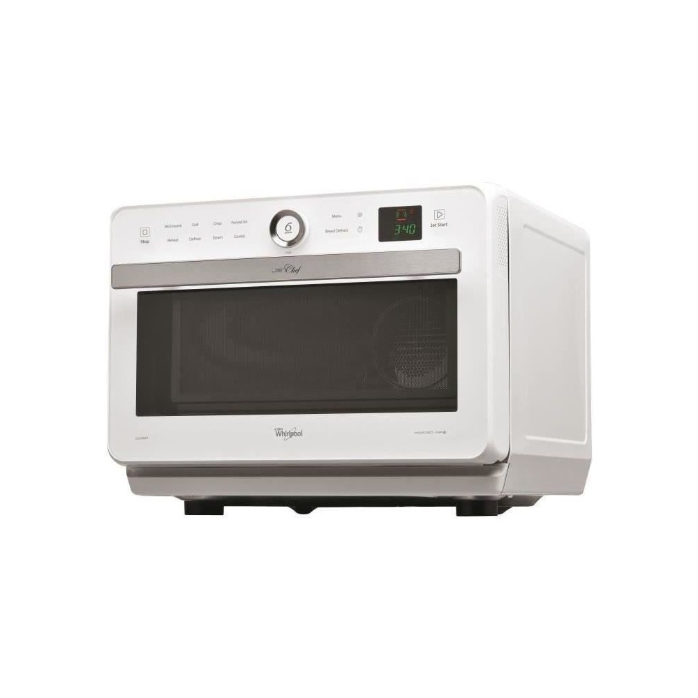 WHIRLPOOL JT469WH - Micro-ondes Jet Chef - 33 L - 6eme SENS Combi Cris