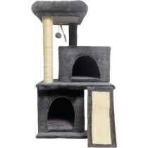 FLOPI Arbre a chat gris foncé- 44,5 x 48 x 86 cm - Gris foncé - 1 pl