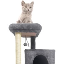 FLOPI Arbre a chat gris foncé- 44,5 x 48 x 86 cm - Gris foncé - 1 pl