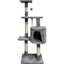 PALOMA Arbre a chat gris foncé 40 x 40 x 114cm - 3 plateformes, 1 cor