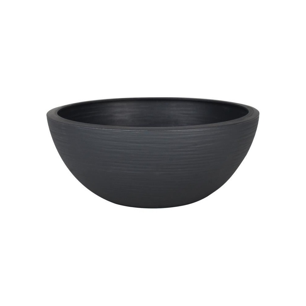 Pot vasque Graphit'Up Ø 30 - 5,5L - Gris anthracite - EDA PLASTIQUE -