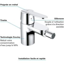 GROHE Mitigeur monocommande Bidet Taille S Get Chromé 32885000