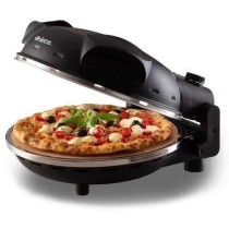 Pizza électrique ARIETE - 917 - Noir - Pierre réfractaire - 1200W -