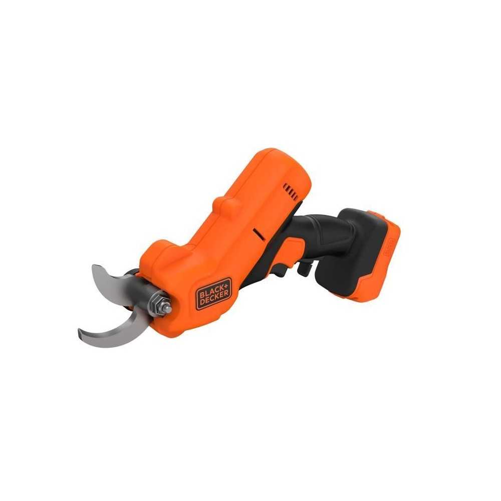 Sécateur BLACK+DECKER BCPP18B-XJ - Coupe 25mm - Sans Batterie