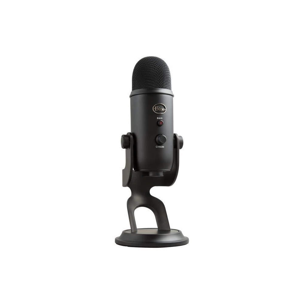 Microphone Blue Microphones USB Yeti Noir, Plug & Play sur PC et Mac