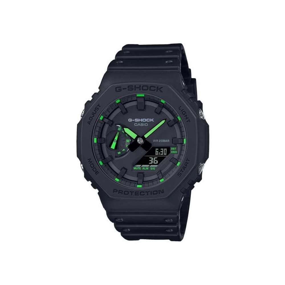 Montre - CASIO - G-Shock - Noir et Vert résine