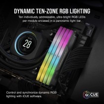 Mémoire RAM - CORSAIR - Vengeance RGB DDR5 RAM 32Go (2x16Go) 6000MHz