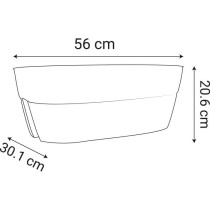 Jardiniere Cavaliere Osaka 19,5 L - EDA - Systeme de Fixation - pour B