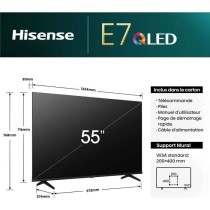 HISENSE 55E7NQ - TV QLED 55'' (139 cm) - 4K UHD 3840x2160 - 60Hz - HDR