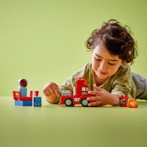 LEGO DUPLO | 10417 Cars Disney et Pixar Mack a la Course, Jouet a Roue