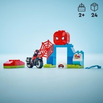 LEGO DUPLO Marvel 10424 L'aventure en moto de Spin - Jouet Spidey et s