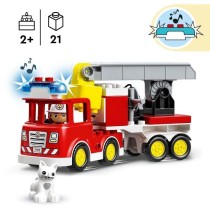 LEGO 10969 DUPLO Town Le Camion de Pompiers, Jouet Éducatif, Figurine