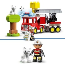 LEGO 10969 DUPLO Town Le Camion de Pompiers, Jouet Éducatif, Figurine