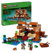 LEGO 21256 Minecraft La Maison de la Grenouille, Jouet avec Figurines