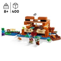 LEGO 21256 Minecraft La Maison de la Grenouille, Jouet avec Figurines