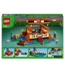 LEGO 21256 Minecraft La Maison de la Grenouille, Jouet avec Figurines