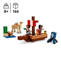 LEGO Minecraft 21259 Le Voyage du Bateau Pirate, Set de Construction e