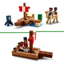 LEGO Minecraft 21259 Le Voyage du Bateau Pirate, Set de Construction e