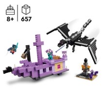 LEGO Minecraft 21264 Le dragon et le navire de l'Ender - Set inspiré