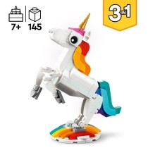 LEGO Creator 3-en-1 31140 La Licorne Magique, Jouet Hippocampe et Paon