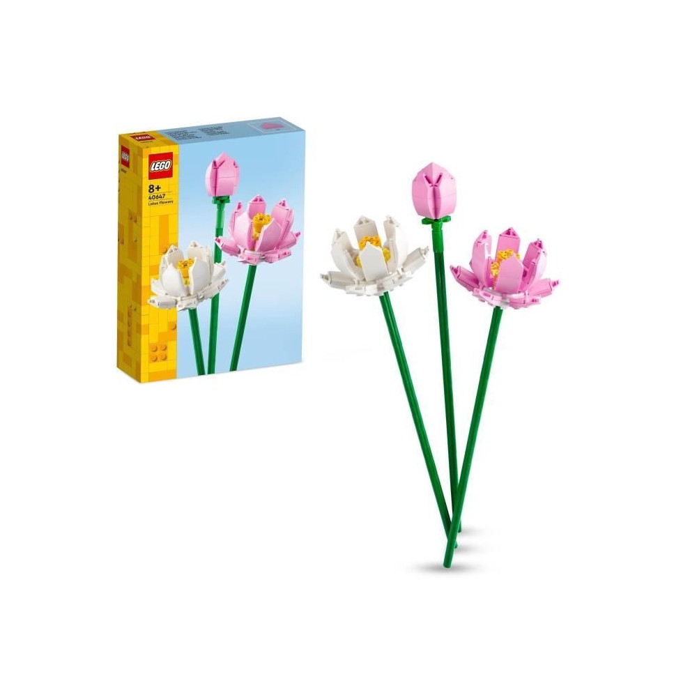 LEGO 40647 Creator Les Fleurs de Lotus, Kit de Construction pour Fille