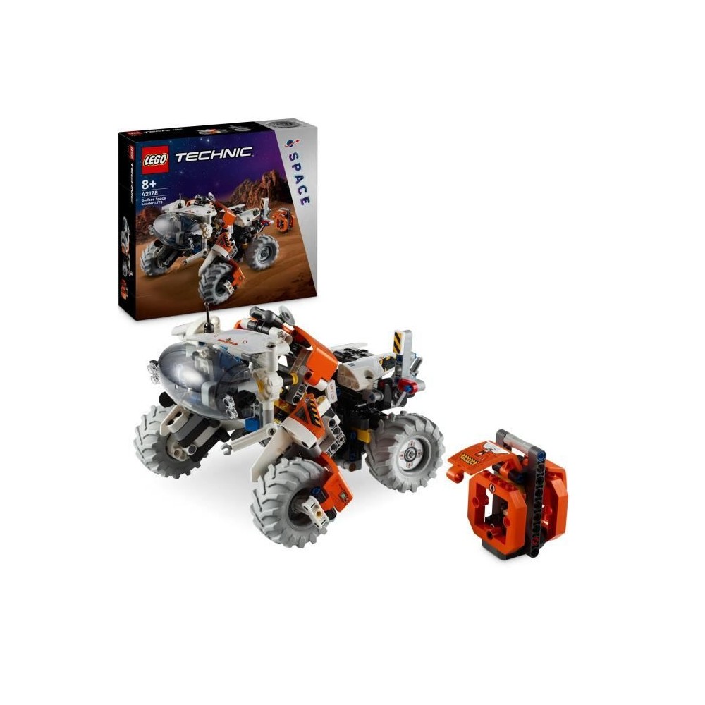 LEGO Technic 42178 La Chargeuse Spatiale de Surface LT78, Jouet Aventu