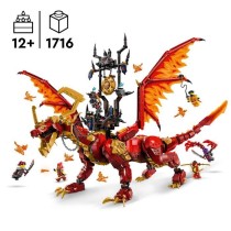 LEGO NINJAGO 71822 Le dragon source du mouvement - Jouet de ninja avec