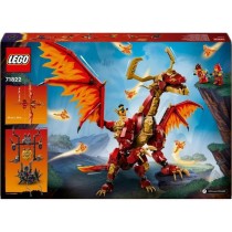 LEGO NINJAGO 71822 Le dragon source du mouvement - Jouet de ninja avec