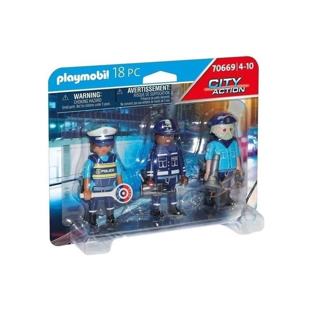 Playmobil 70669 Equipe de policiers, City Action, Les policiers, Des 4