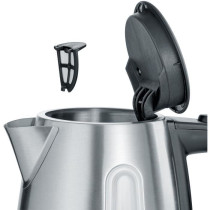 Bouilloire compacte inox SEVERIN WK3469 - 1 L, ébullition rapide, san