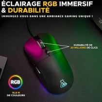 Souris Gamer filaire - The G-Lab - KULT-COBALT - RGB - 12800 DPI - Noi