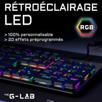 Clavier Gamer - The G-Lab - KEYZ PLATINIUM - Mécanique (Switch Rouge)