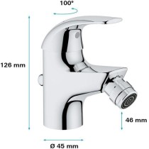 Mitigeur monocommande Bidet - GROHE - Start Curve - Chromé - Hauteur