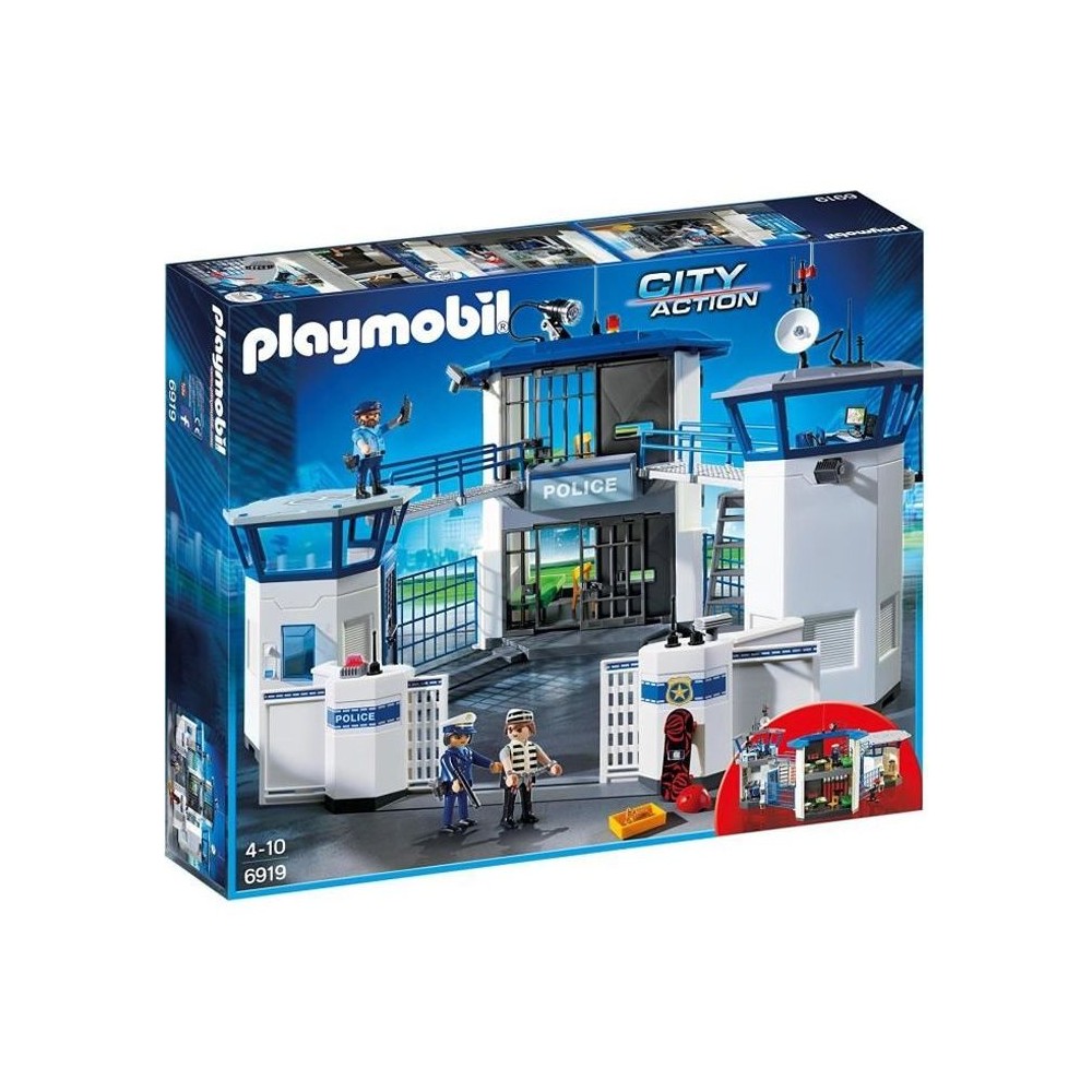 PLAYMOBIL 6919 Commissariat de Police avec prison, City Action, Les po