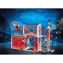 PLAYMOBIL 9462 Caserne de pompiers avec hélicoptere, City Action, Mix