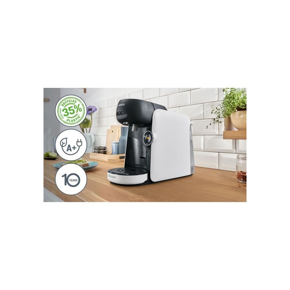 Machine a café multi-boissons - BOSCH - TASSIMO - T16 Finesse blanc -