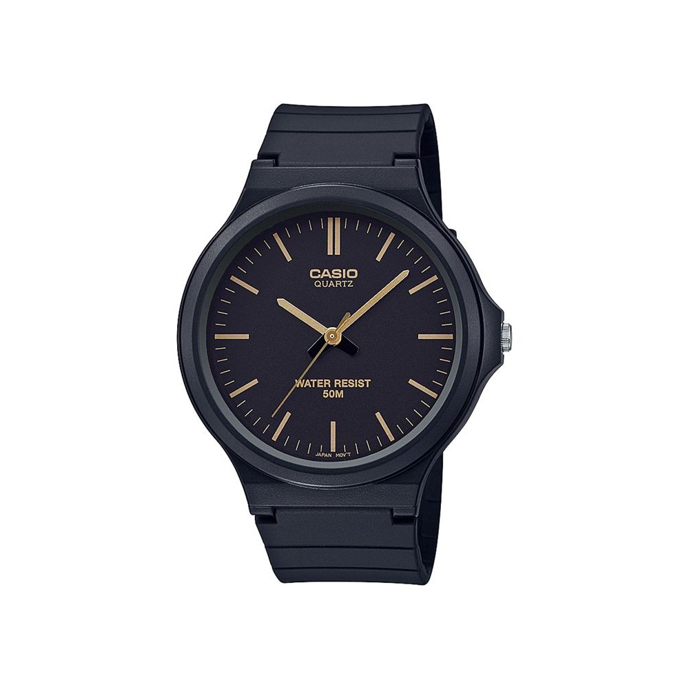 Montre - CASIO - MW-240-1E2VEF - Noir - Résine - Étanchéité 5 bars