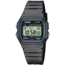 Montre - Casio - Vintage - Noir - Digital - Résine - Étanchéité WR