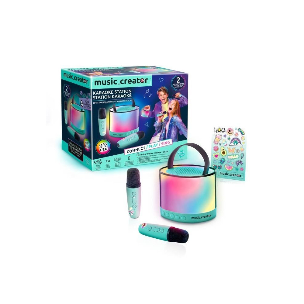 Canal Toys - Music Creator - Mini Station Karaoké - Enceinte lumineus