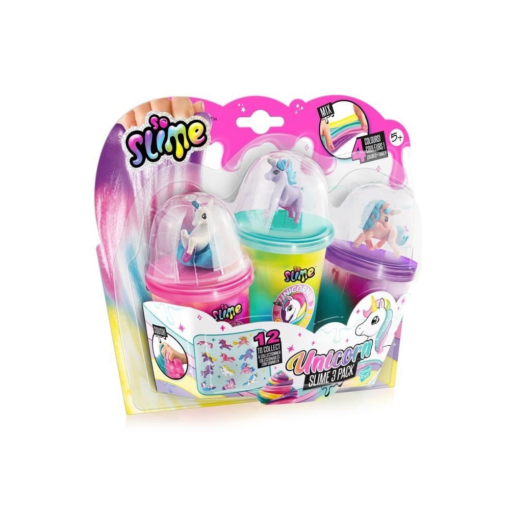 Canal Toys - So Slime - Collectible 3 pack Licorne - SSC 269 - Canal T