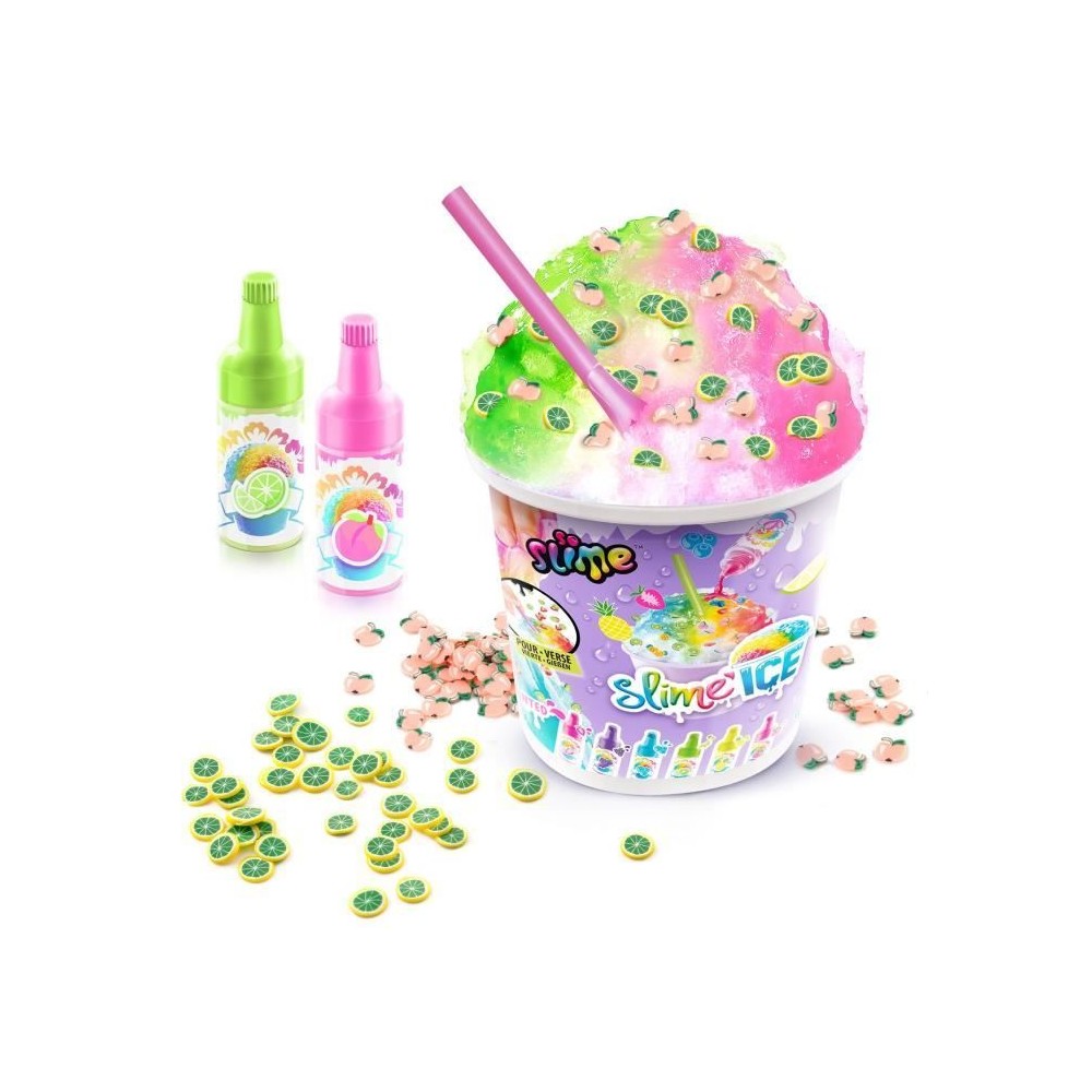 Canal Toys - SO SLIME DIY - Slime Ice Mega Cup - Avec 2 colorants parf