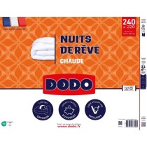 DODO - Couette extra chaude - NUITS DE REVE - 220 x 240 cm - 400gr/m²