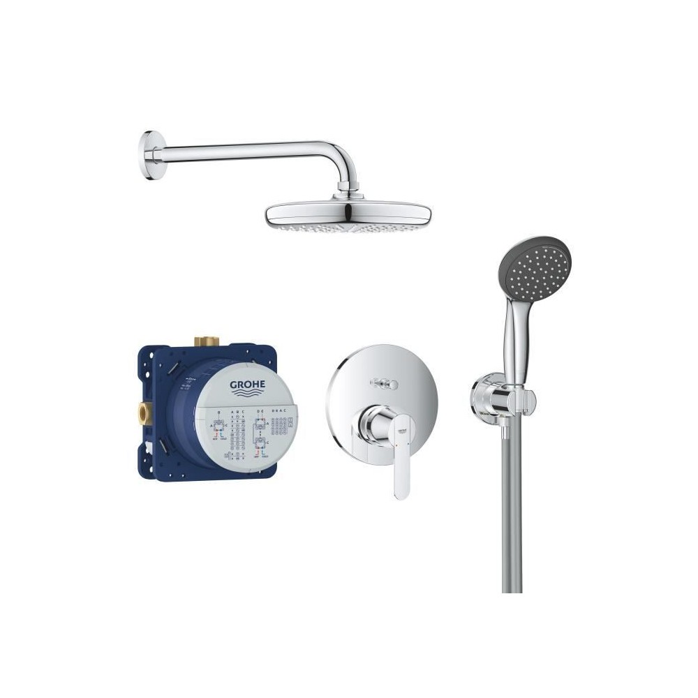 GROHE Pack de douche encastrable Get, corps encastré douche encastrab