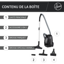 HOOVER HE1 - Aspirateur Traineau avec sac Compact et Puissant - Grande