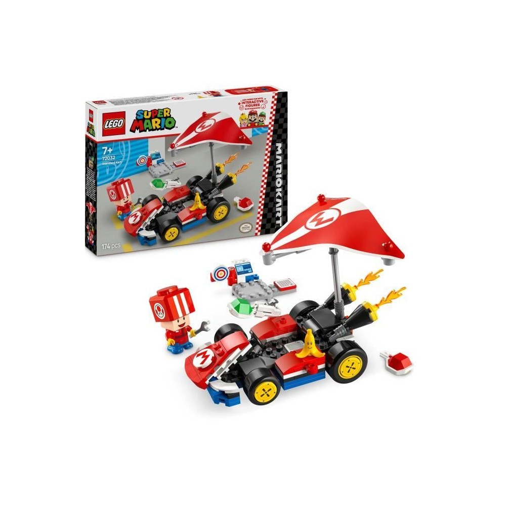 LEGO Super Mario 72032 Mario Kart – Kart standard - Jouet voiture po